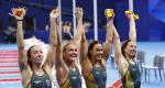 In Pictures - Ledecky takes record but Australia win 4x200 freestyle