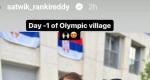 Who Satwik Met at Olympic Village!