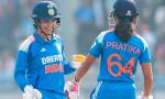 Smriti, Pratika, Harleen shine as India pile up 281/7