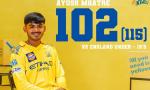 Youth Test: Mhatre shuts critics with 102 vs Eng U19