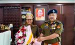 World Cup superstar Deepti Sharma felicitated by UP Police