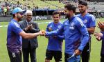 Nitish gets his India cap from Rohit