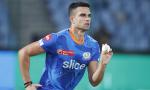 Arjun Tendulkar dismisses Samit Dravid!