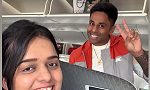 SKY-Devisha's First Flight With Baby Girl