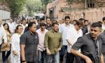 Salman Attends Pankaj Dheer's Funeral