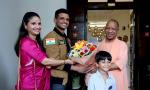 Shubhanshu Shukla gets hero's welcome in his hometown