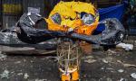 Artisans struggle to repair rain soaked Ravana effigies