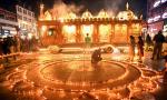 Diyas Illuminate Srinagar's Iconic Ghanta Ghar