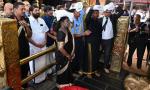 President Murmu offers prayers at Sabarimala, carries sacred bundle