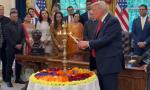 Trump celebrates Diwali at White House, wishes Modi
