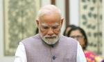 Modi casts 1st vote as voting begins for new Vice President