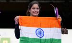 Manu Bhaker's National Anthem Tribute