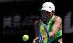 Aus Open PIX: Defending champion Keys survives mid-set wobble