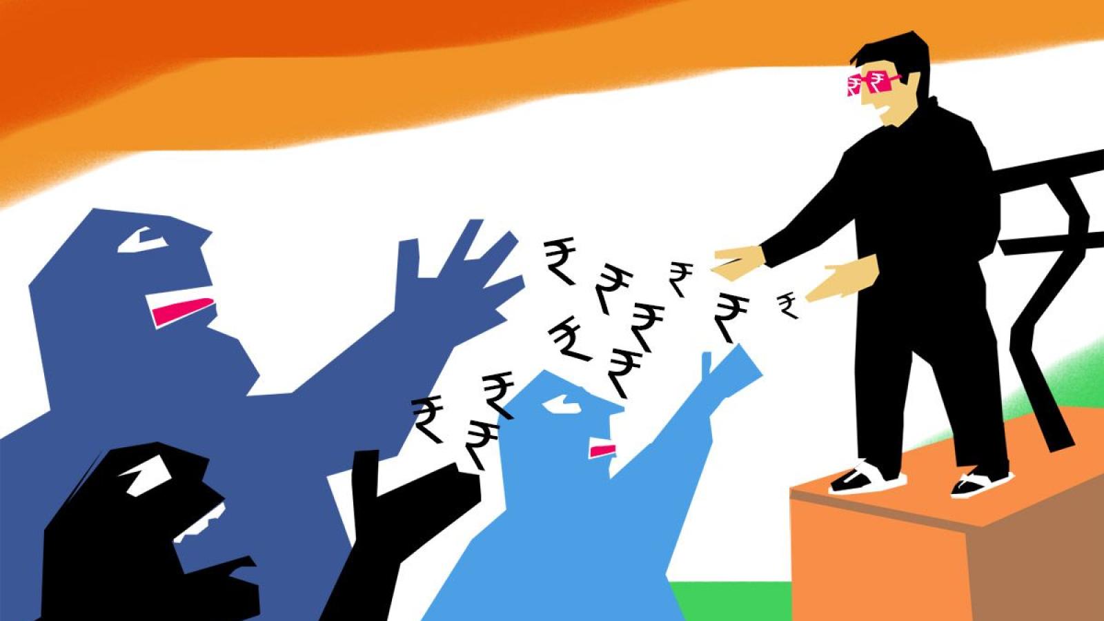 rediff.com - M Govinda Rao - Satheesan, Suvendu, Vijay Will Struggle To Fund Poll Promises
