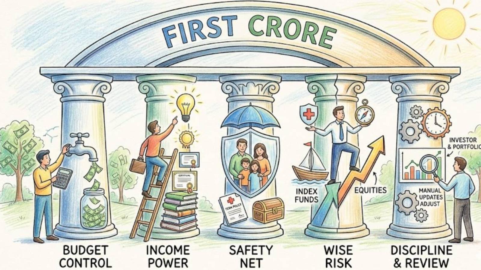 rediff.com - RAMALINGAM KALIRAJAN - The 5-Step Action Plan To Your First Rs 1 Crore