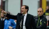 Coach Allegri sacked by 11th-placed Milan