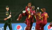 Gayle, Sammy take Windies past Australia in thriller