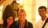 Spotted: Shane Warne in Johannesburg