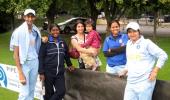 Spotted: Indian women's cricket team in the UK