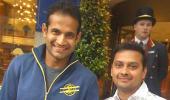 Spotted: Irfan Pathan in London