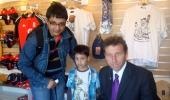 Spotted: Michael Atherton at Lord's