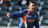 When Dhoni took his first ODI wicket