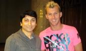 Spotted: Brett Lee in Johannesburg