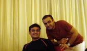 Spotted: Virender Sehwag in Bangalore