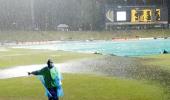 Rain dampens India's semis chances