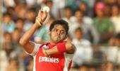 Sreesanth fined for showing dissent