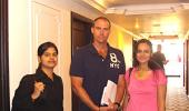 Spotted: Matthew Hayden in Chennai