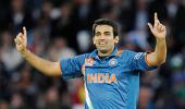 Zaheer to replace Sreesanth, Raina rested for remainder of series