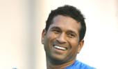 Tendulkar unhurt after hit on head in nets