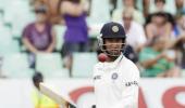 Pujara adjudged out for 'handling the ball'