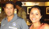 Spotted: Sachin Tendulkar at Mumbai airport