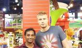 Spotted: Andrew Flintoff in Dubai