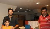 Spotted: Yuvraj Singh at Trident, Bandra