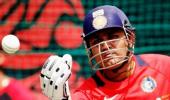 Sehwag, Zaheer slog it out in wet Northamptonshire