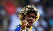 Malinga's third hat-trick floors Australia