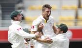 2nd Test: Pattinson stars for Australia on rain-curtailed day