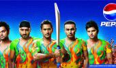 Dhoni, Bhajji, Sehwag go topless in new ad