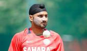 'Will it be appropriate to say Harbhajan has been thrown out?'