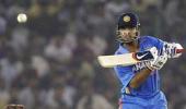 Rahane recorded his highest score in ODIs