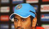 Dhoni takes dig at England's record in India