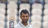 Stats: Pujara's 159 is second highest score at Uppal