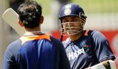 Under-pressure Sehwag and Co toil at nets