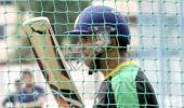 PIX: Yuvi bats in NCA nets on Day 2 of rehab programme