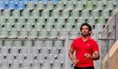 PHOTOS: Zaheer undergoes fitness test at Wankhede