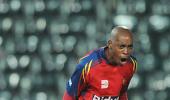 Lions' Phangiso celebrates Tendulkar's wicket all night