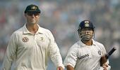 Hayden against Tendulkar receiving Order of Australia